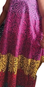 Sleeveless Ankara dress